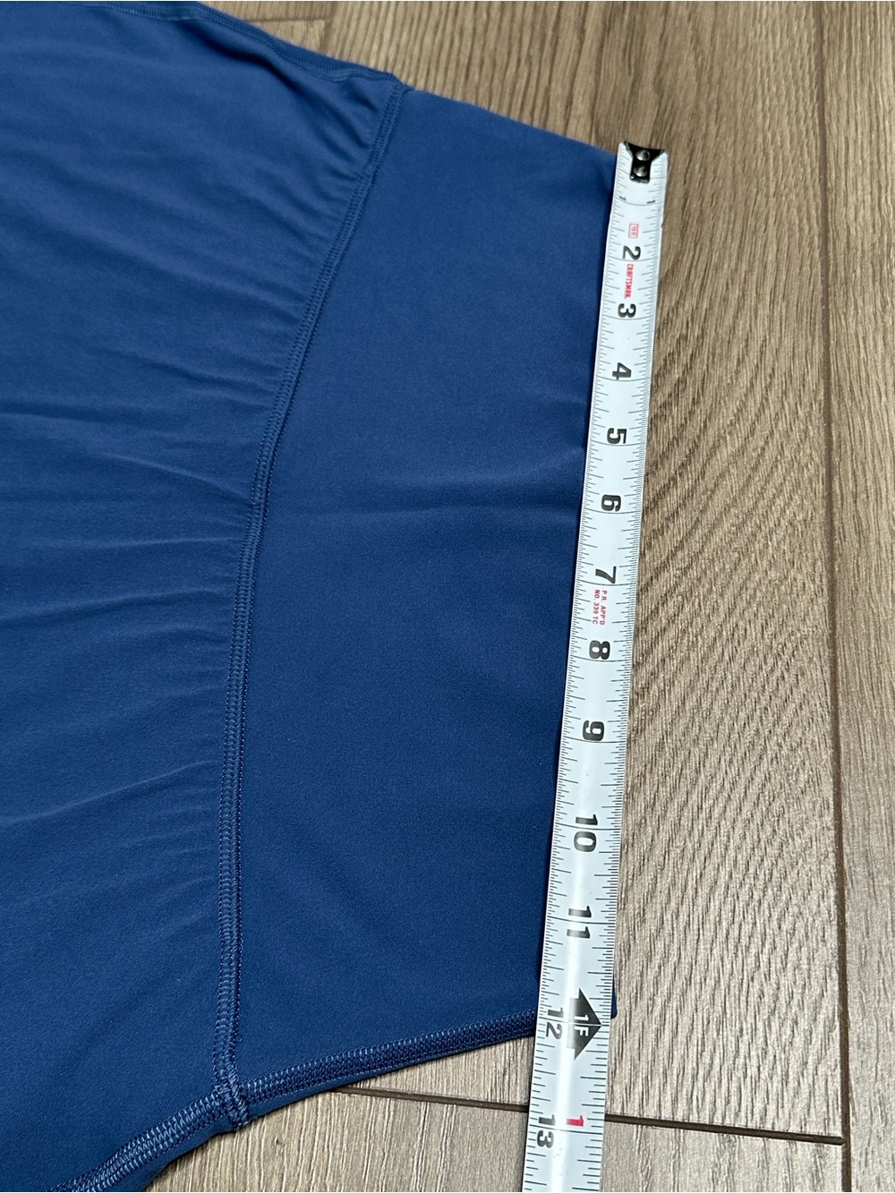 Lululemon Align High-Rise Tennis Active Skirt Skort Blue Twill Magic Logo Size 8 - Picture 9 of 12